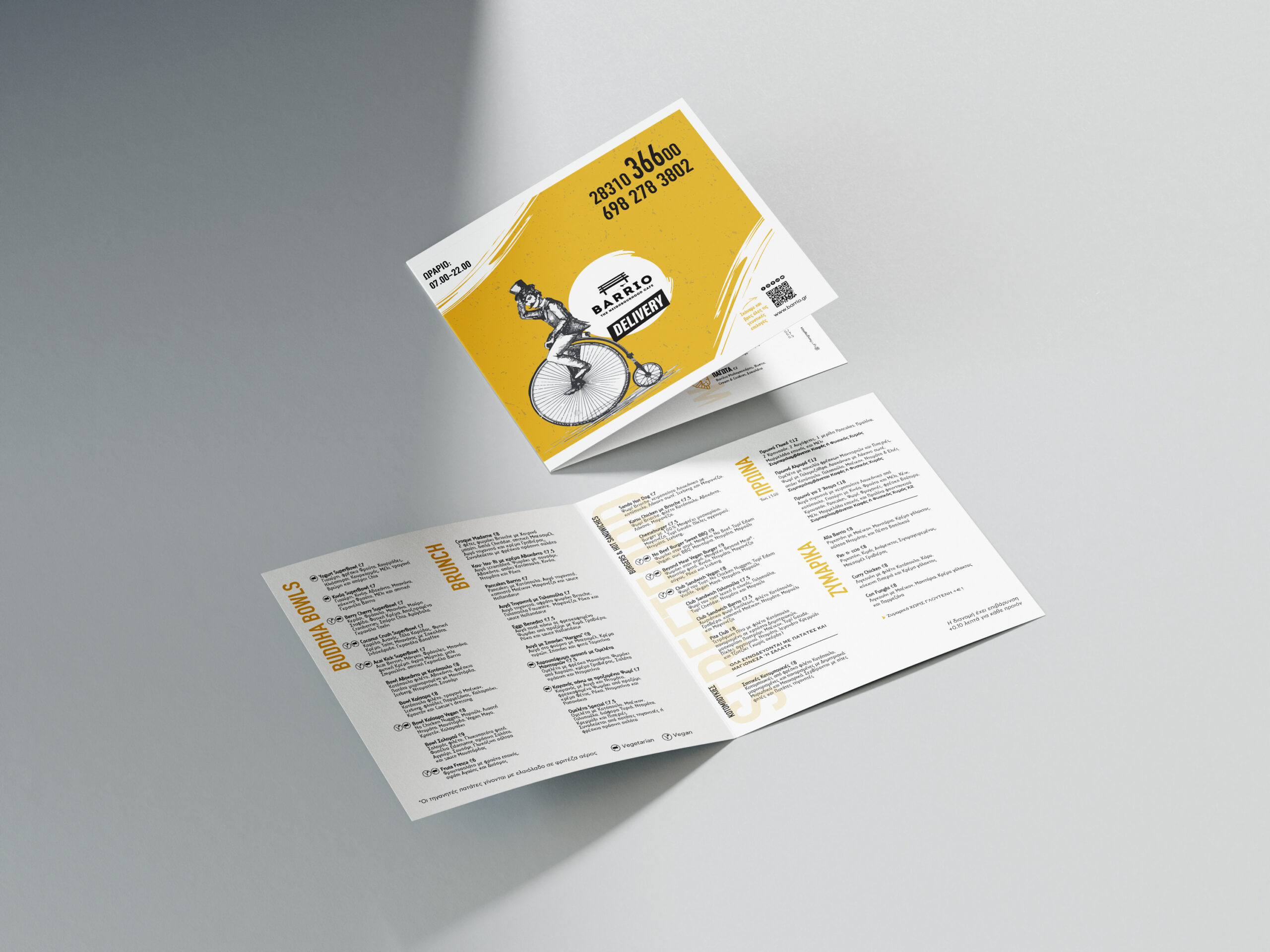 Free Square Bifold Flyer Mockup 5 copy scaled