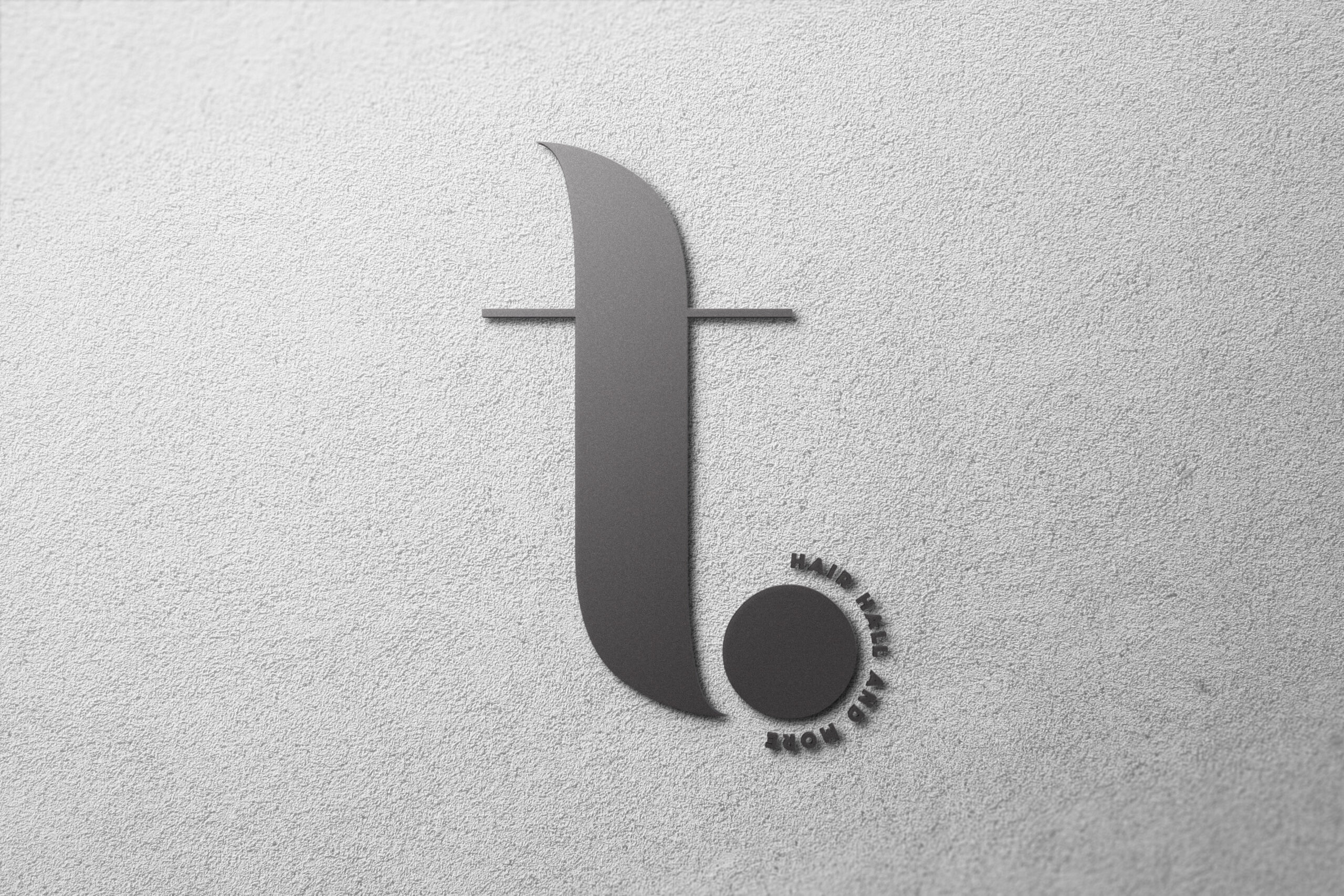 Cement texture 3D logo copy scaled