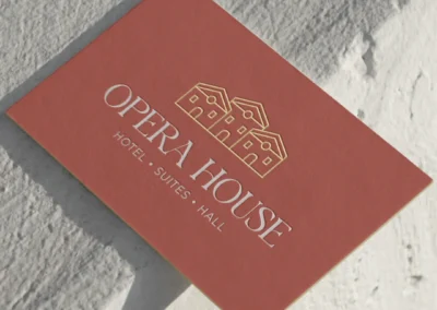 Opera House visual identity symithengraphics graphic designer rethymno