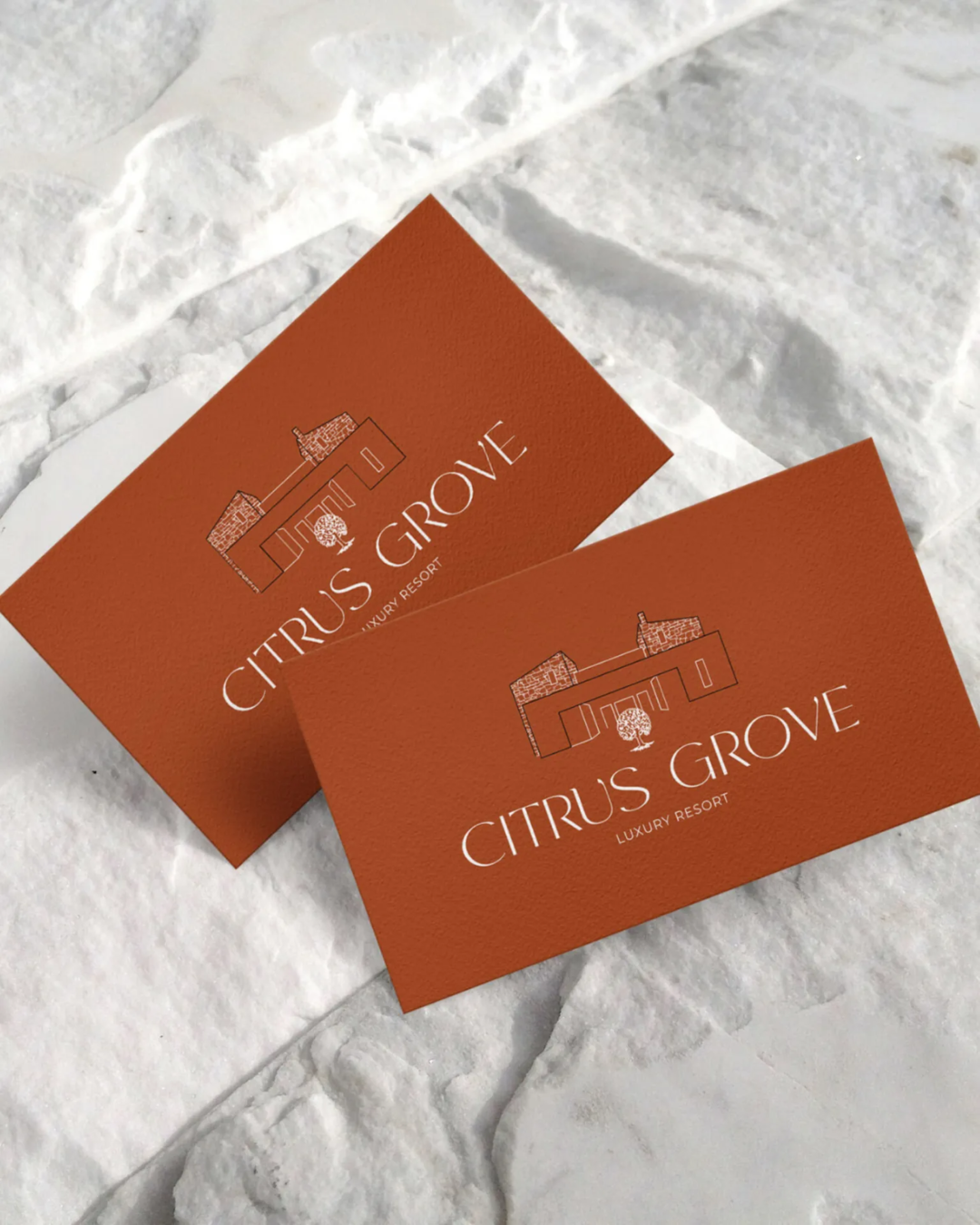 Citrus Grove Villa Visual identity symithengraphics graphic designer rethymno